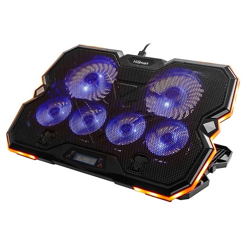 Laptop Cooling Pad HISMART ar 5 Adjustment Positions