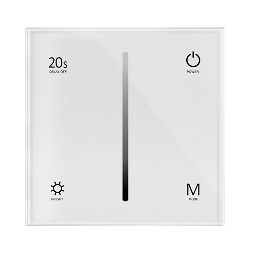 Skārienpaneļa dimmers T1-1, 12-48VDC, 2 kanāli