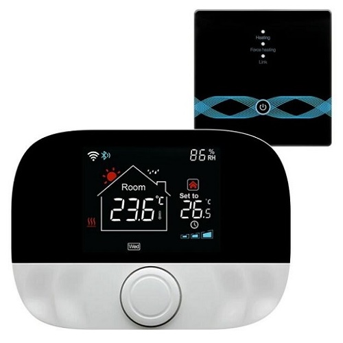 TUYA Programmable Heating Thermostat priekš Gas Boiler, Wi-Fi, RF, 3A