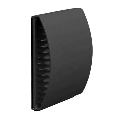 Curved Rain Shield priekš Single Room Energy Recovery Ventilator, Plastic