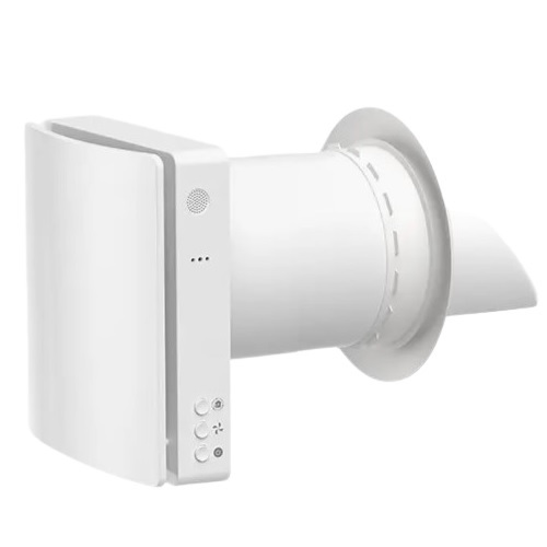 Rekuperators plānai sienai, vienai istabai līdz 46m2, ar CO2 sensoru, Wi-Fi, Tuya, balts