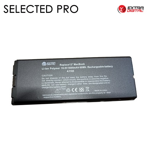 Notebook Baterija priekš A1185, 5600mAh, Extra Digital Selected Pro