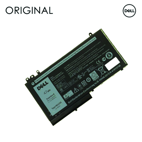 Notebook baterija DELL NGGX5 Original, 4122mAh, Original