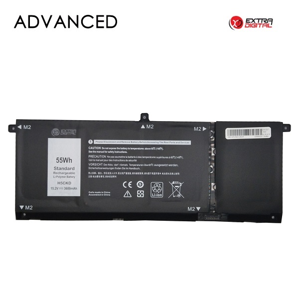 Klēpjdatora akumulators Dell H5CKD, 3600mAh, Extra Digital Advanced