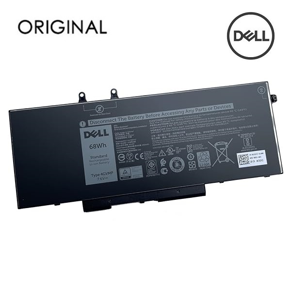 Notebook Baterija DELL 4GVMP, 68Wh, Original