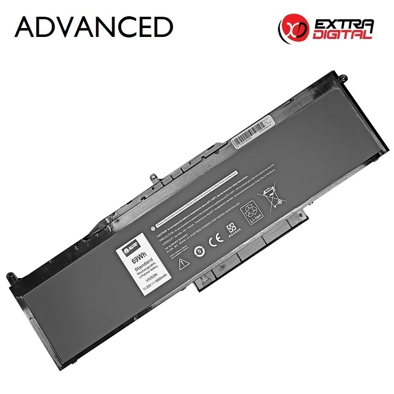 Notebook Baterija DELL VG93N, 6000mAh, Extra Digital Advanced