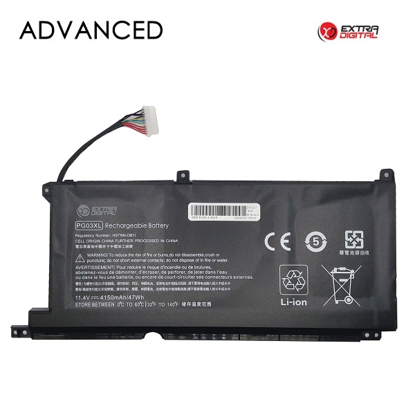 Notebook Baterija HP PG03XL, 4150mAh, Extra Digital Advanced