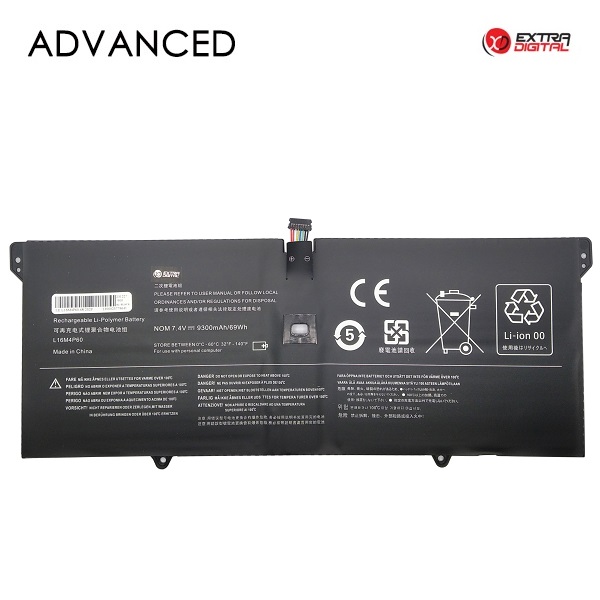 Notebook Baterija LENOVO L16M4P60, 9300mAh, Extra Digital Advanced