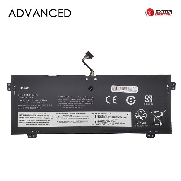 Notebook Baterija LENOVO L16C4PB1, 7100mAh, Extra Digital Advanced