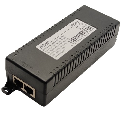 PoE 1000M injektors, 60W