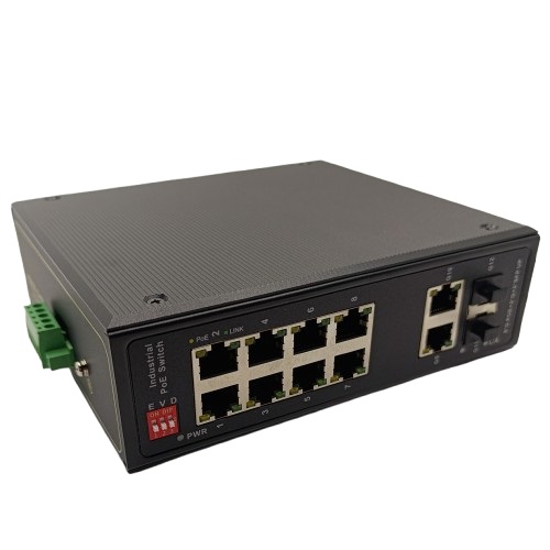 PoE Komutators 10 portiem 1000M ar 2 SFP portiem 1000M