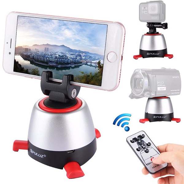 360 grādu panorāmas galva ar rotāciju
