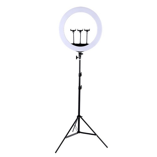 LED Ring Lamp 45cm Ar Desktop Tripod Mount Up To 2.1m