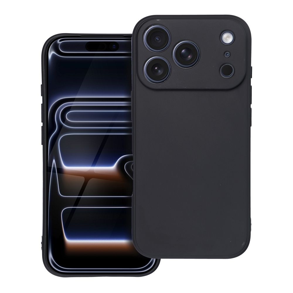 Matēts viedtālruņa apvalks IPHONE 17 Pro - melns