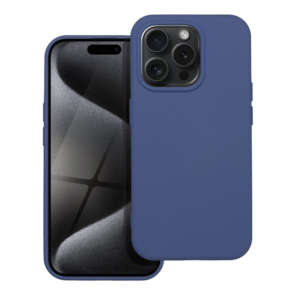 Silikona viedtālruņa apvalks IPHONE 15 Pro - zils