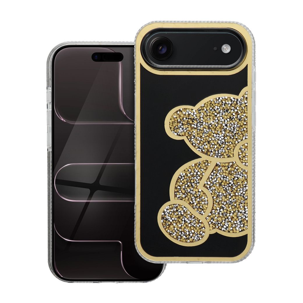 TEDDY BEAR viedtālruņa apvalks IPHONE 17 Air zelta
