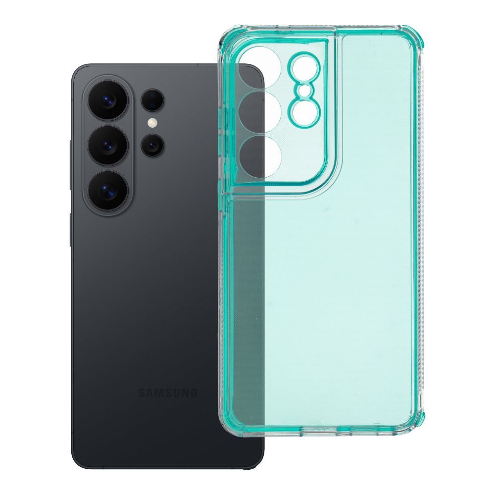 MATRIX CLEAR viedtālruņa apvalks SAMSUNG S26 Ultra piparmētru krāsas
