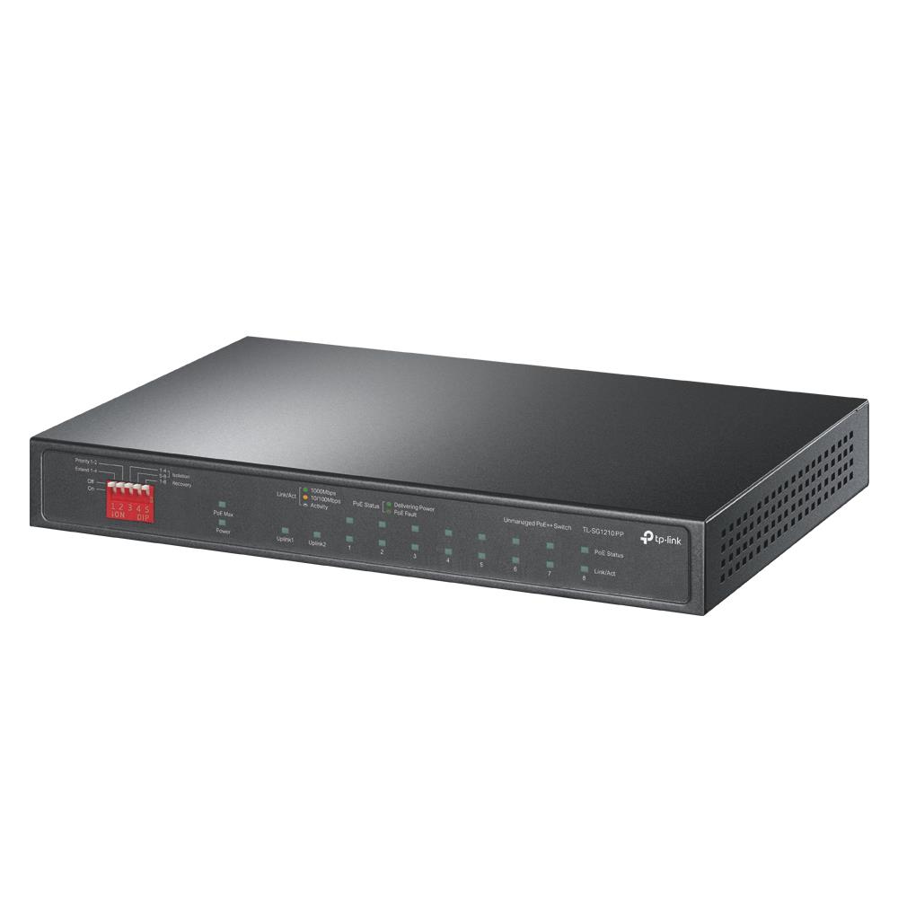 Komutators TP-LINK TL-SG1210PP 9 porti PoE+ 6 porti SFP