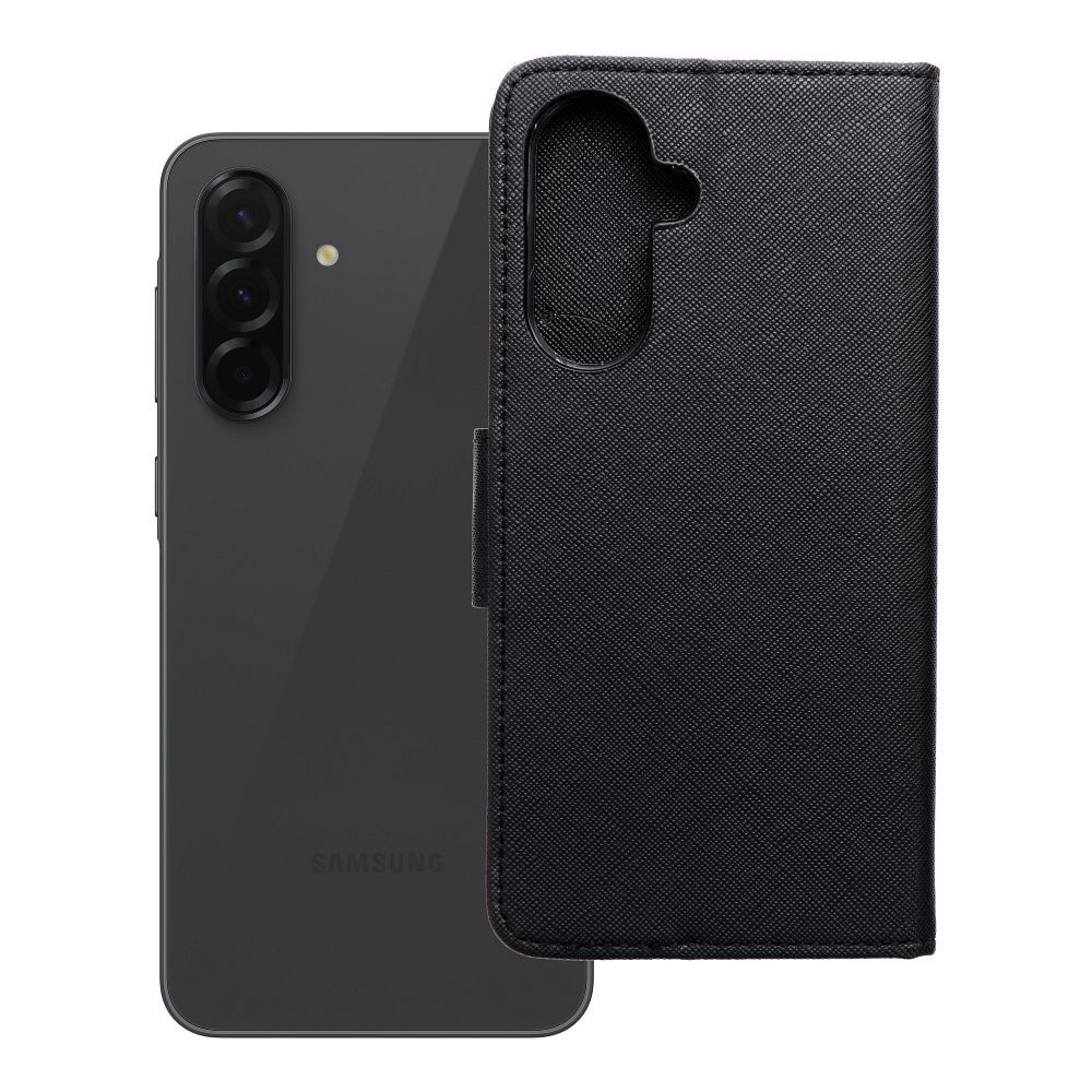 FANCY Viedtālruņa apvalks SAMSUNG A36 melns