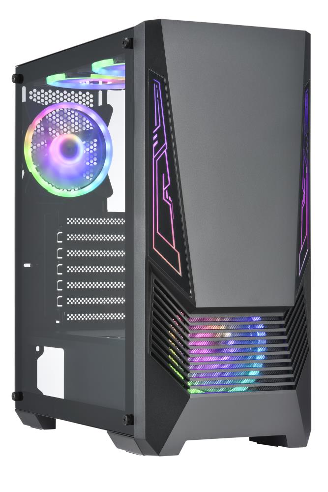 Datora korpuss Golden Tiger Buffalo M730i ATX Midi Tower melns