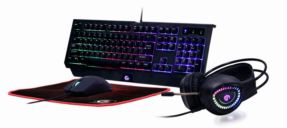 Tastatūra USB GAMING KIT ENG/PHANTOM GGS-UMGL4-01 GEMBIRD
