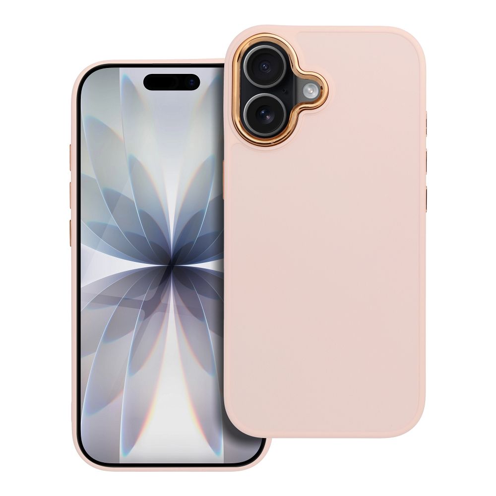 FRAME viedtālruņa apvalks IPHONE 17 gaiši rozā