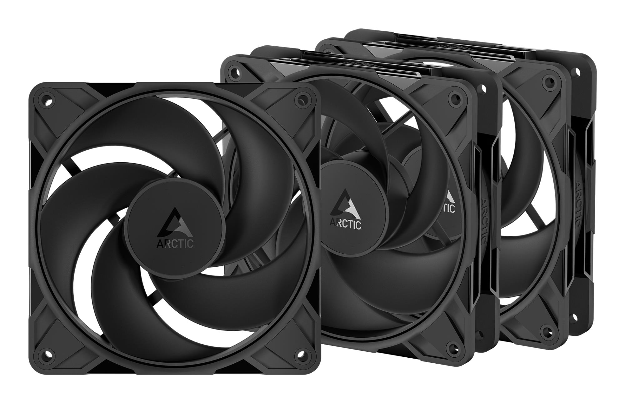 ARCTIC P14 PRO Apgriezts PWM PST Augstas veiktspējas PWM ventilatori, 4-pinu, 140 mm, 3 gab.