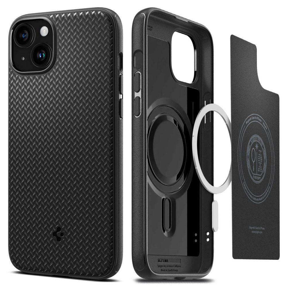 Spigen Mag Armor viedtālruņa apvalks ar MagSafe iPhone 15 Plus - matēts melns