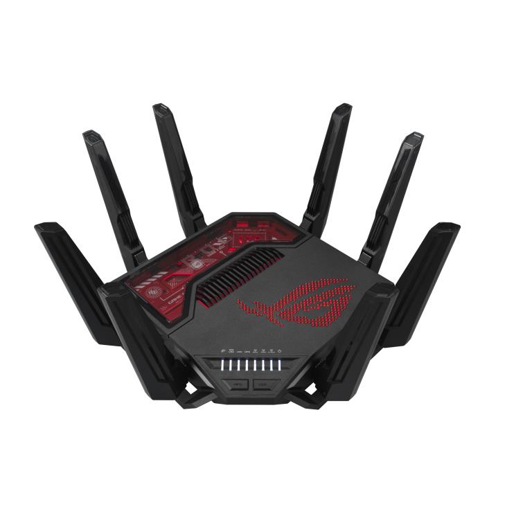 Bezvadu maršrutētājs ASUS 19000 Mbps Wi-Fi 6/7 USB 2.0 USB 3.2 1x10GbE 1x2.5GbE
