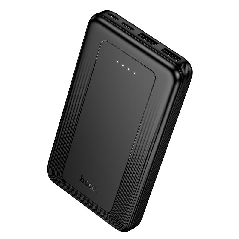 Portatīvais lādētājs Hoco 10000 mAh 2A J165 melns