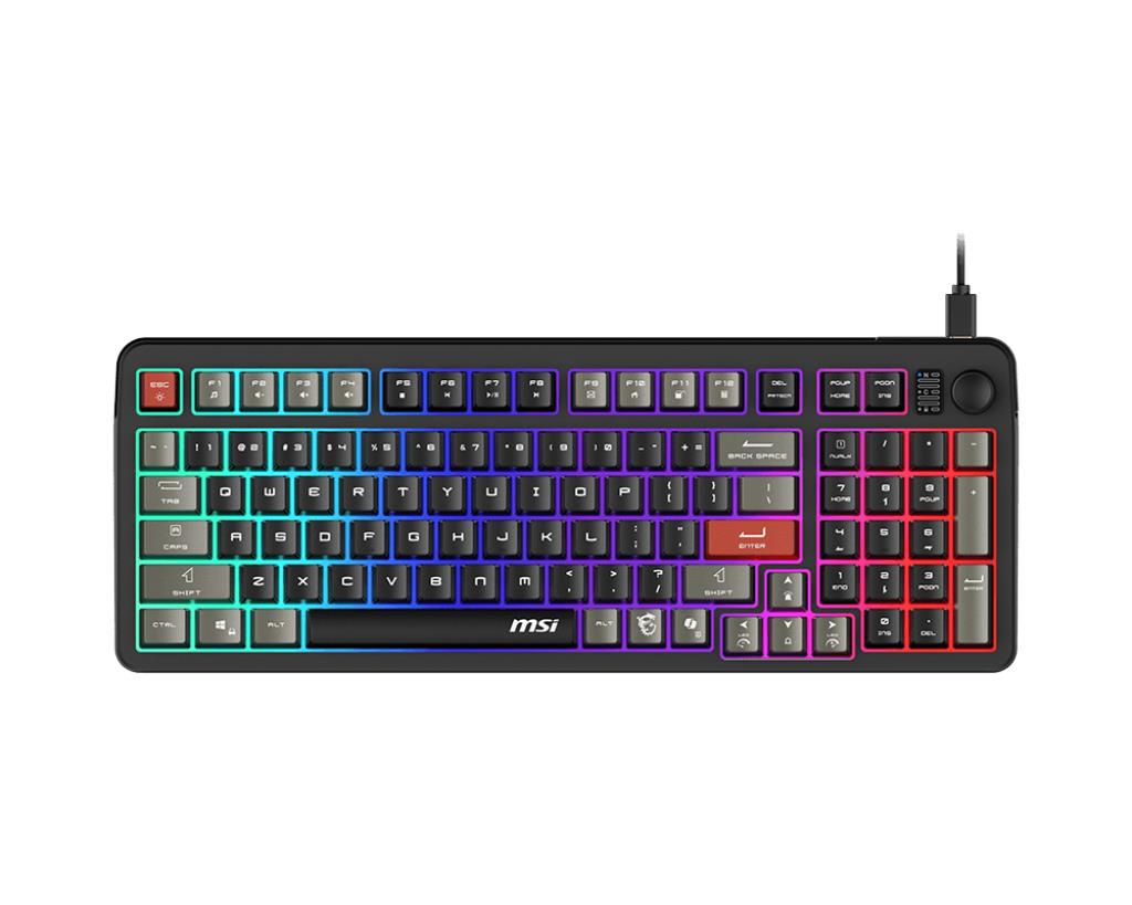 MSI Forge GK110 spēļu tastatūra, melna, US izkārtojums