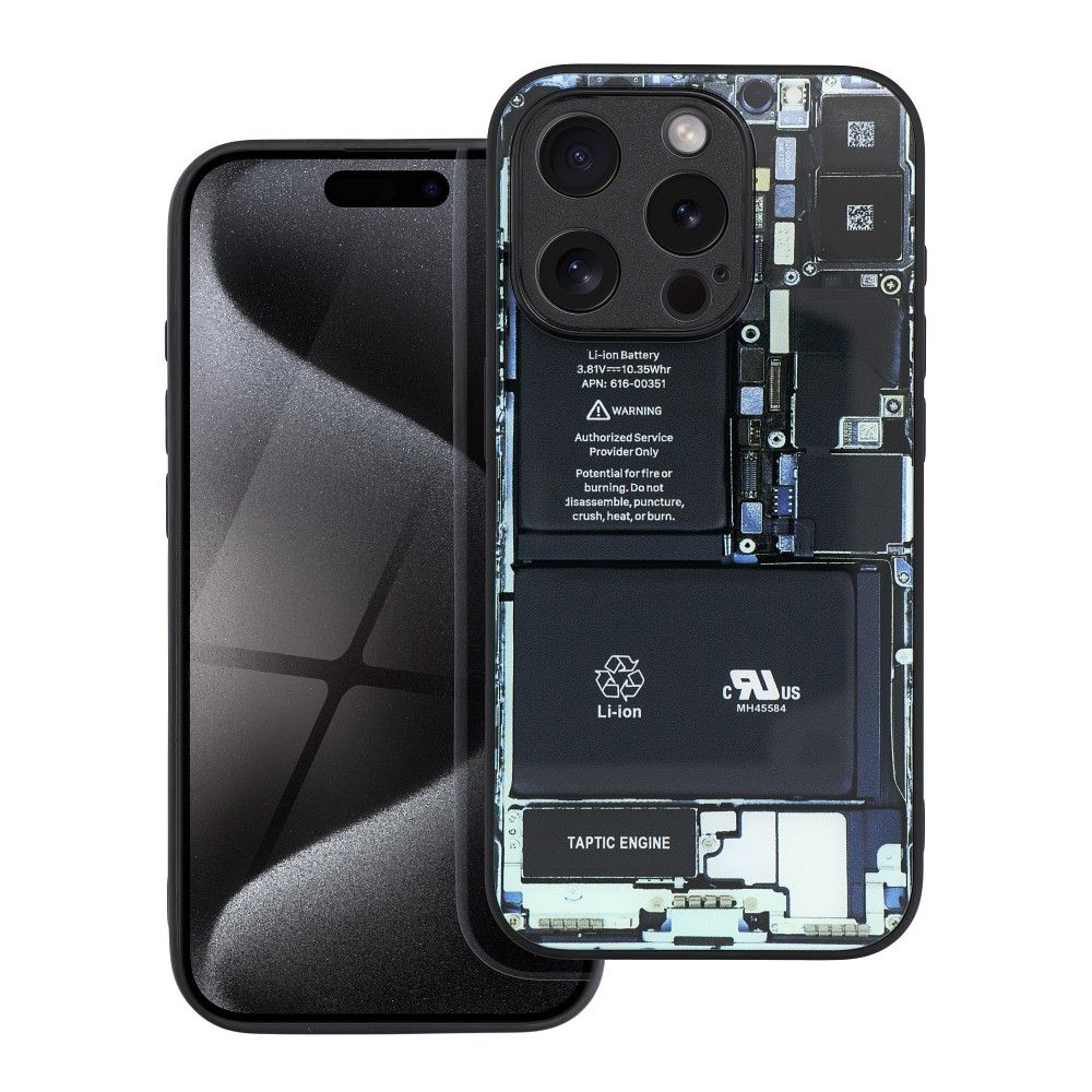 TECH viedtālruņa apvalks IPHONE 15 Pro dizains 1