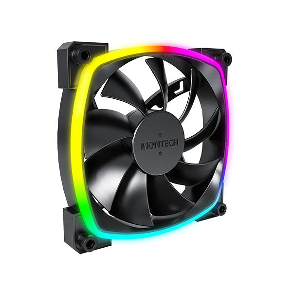 Montech korpusa ventilators 120mm AX120 PWM melns