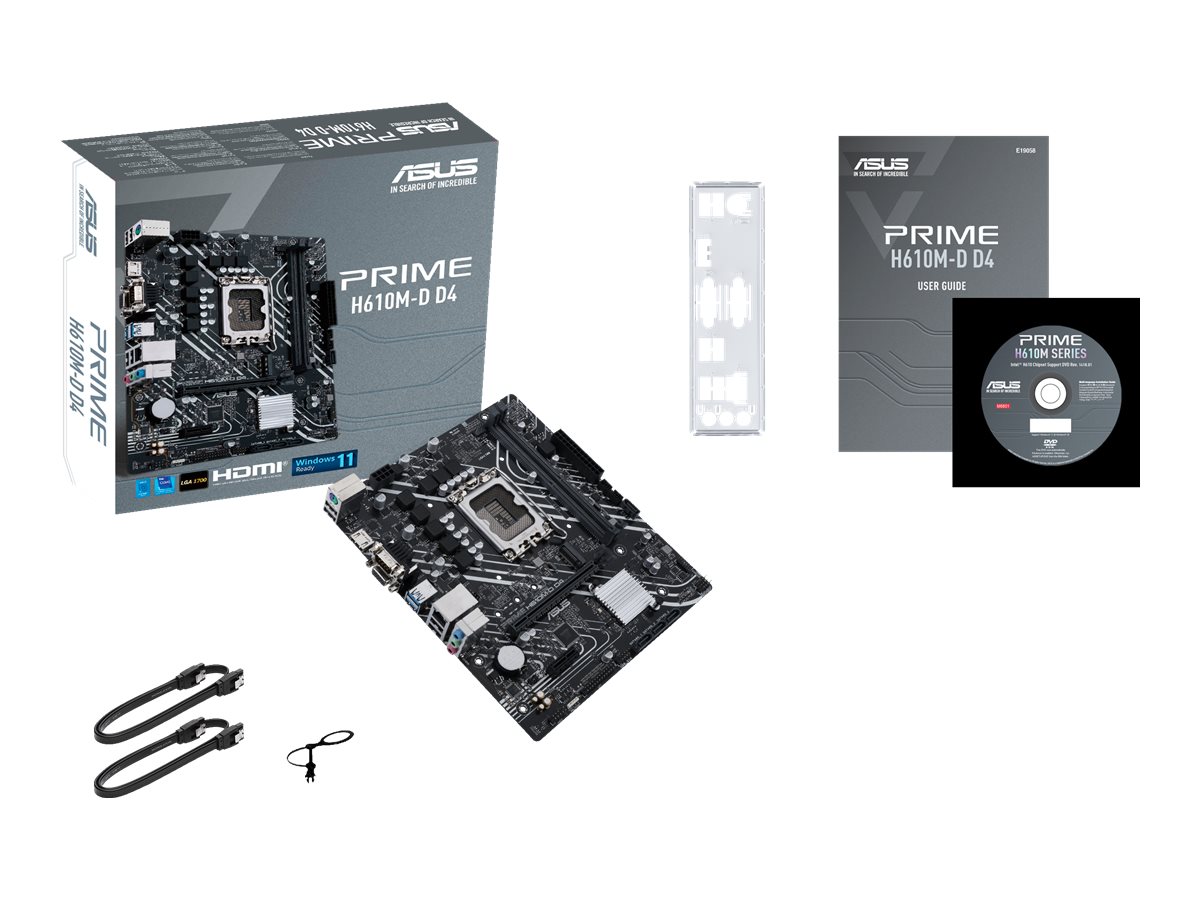ASUS Prime H610M-D D4 LGA1700 mATX mātesplate