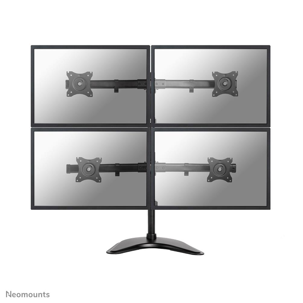 Monitora galda stiprinājums 10-27" NM-D335D4BLACK Neomounts