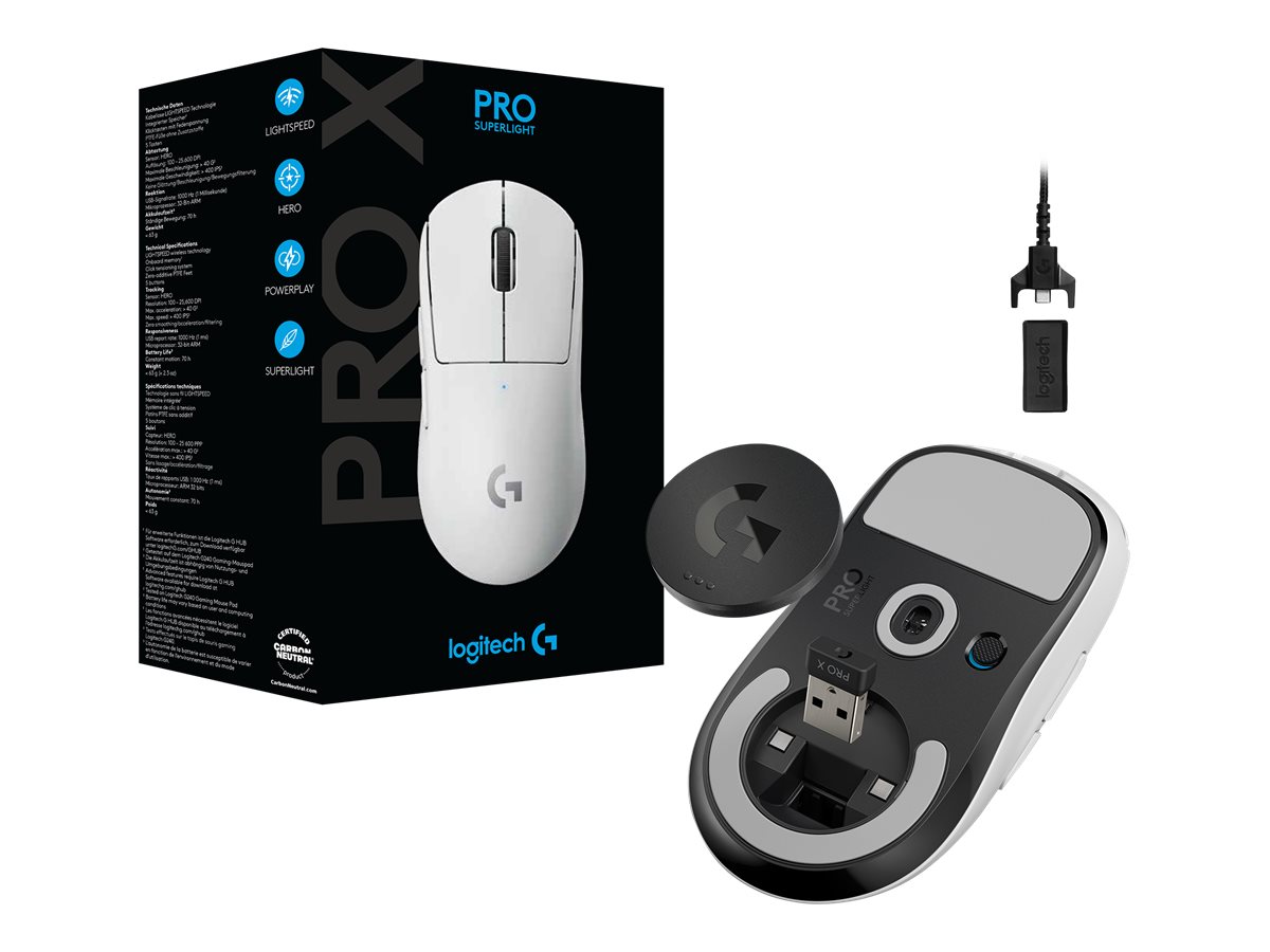 LOGI Pro X SUPERLIGHT bezvadu pele