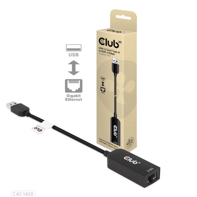 USB3.2 uz RJ45 adapteris CAC-1420 Club3D