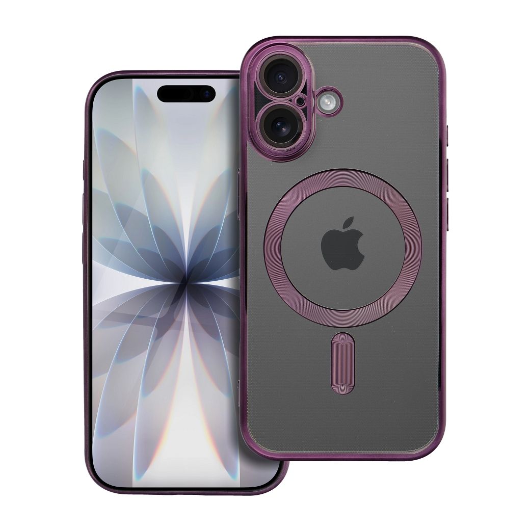 ELECTRO MAG COVER viedtālruņa apvalks ar MagSafe saderīgs IPHONE 17 violets