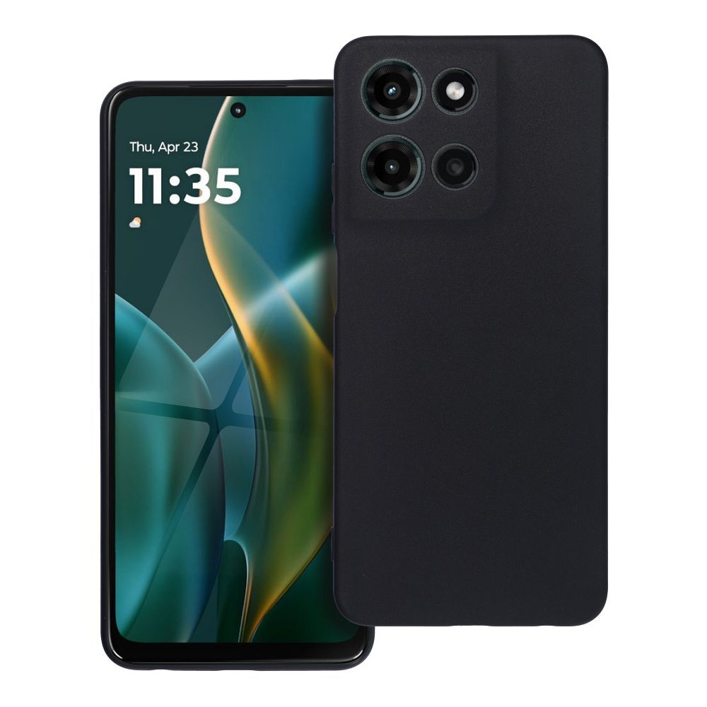 Matēts viedtālruņa apvalks MOTOROLA G Play 2025 melns