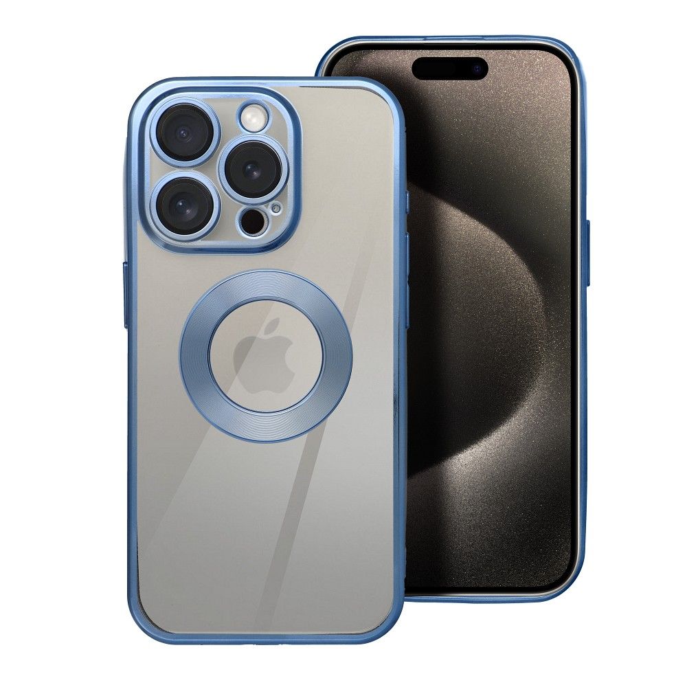 Case for iPhone 17 Pro Max / 18 Pro Max (low camera edge) Glam blue