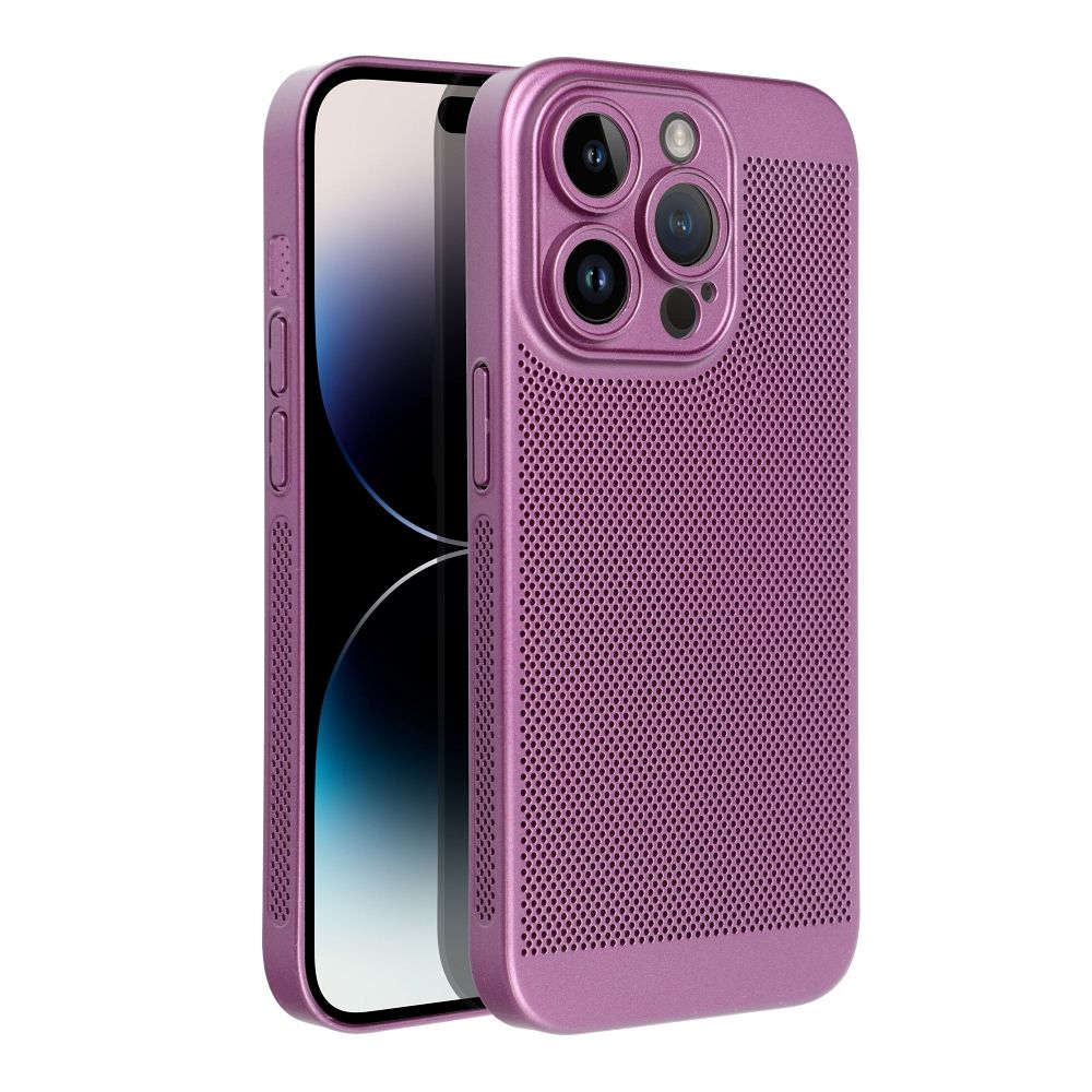 Case for iPhone 17 Pro Max / 18 Pro Max (low camera edge) Breezy purple
