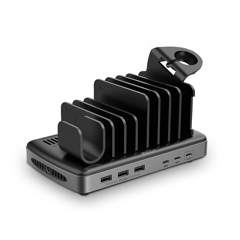 Lindy 73436 uzlādes stacija 160W USB 6 portu
