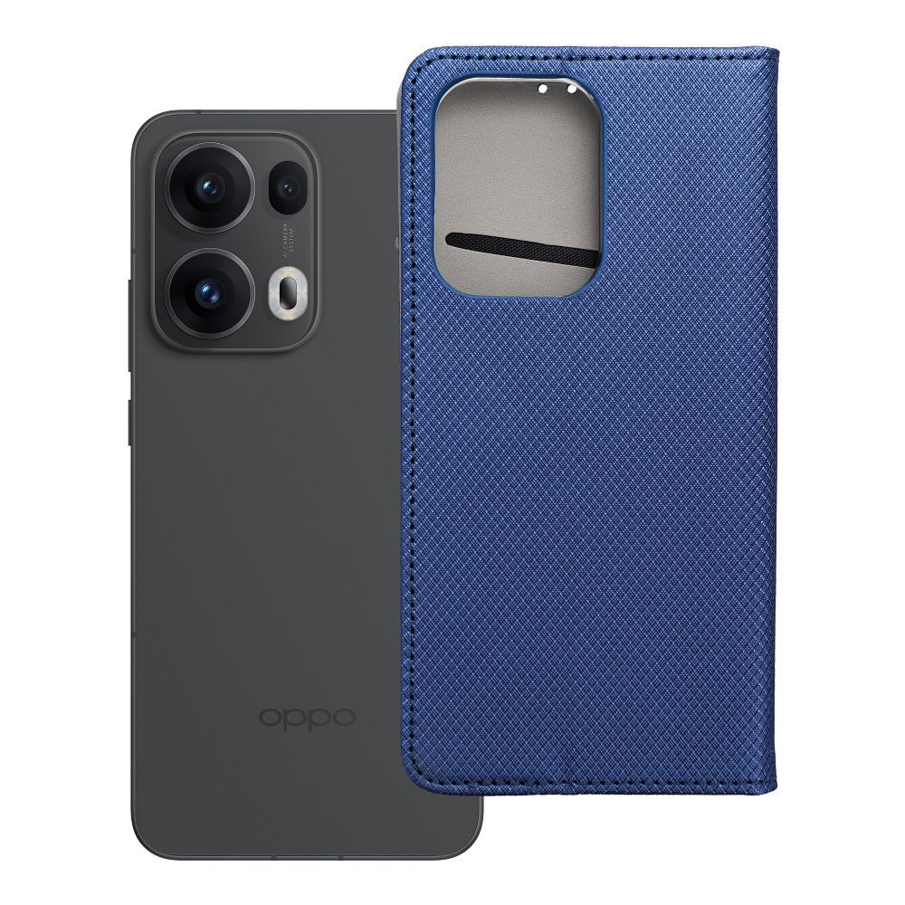 SMART CASE grāmatas apvalks OPPO RENO 13 PRO 5G tumši zils