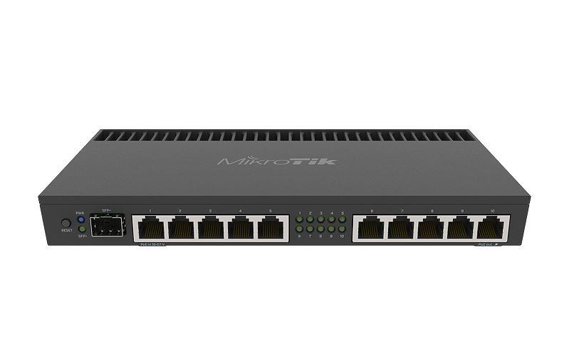 Tīkla maršrutētājs MIKROTIK RB4011iGS+RM 10 porti 1000M 1xSFP+