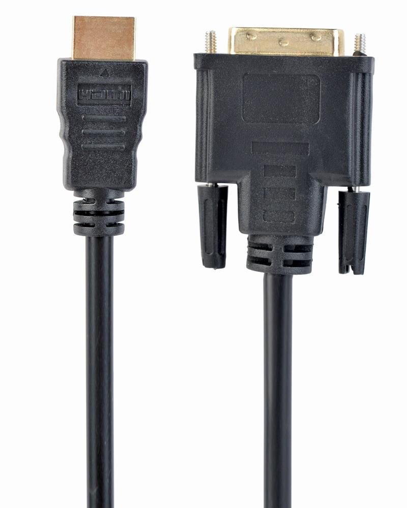 Gembird HDMI/DVI kabelis 3m, M/M DVI-D melns