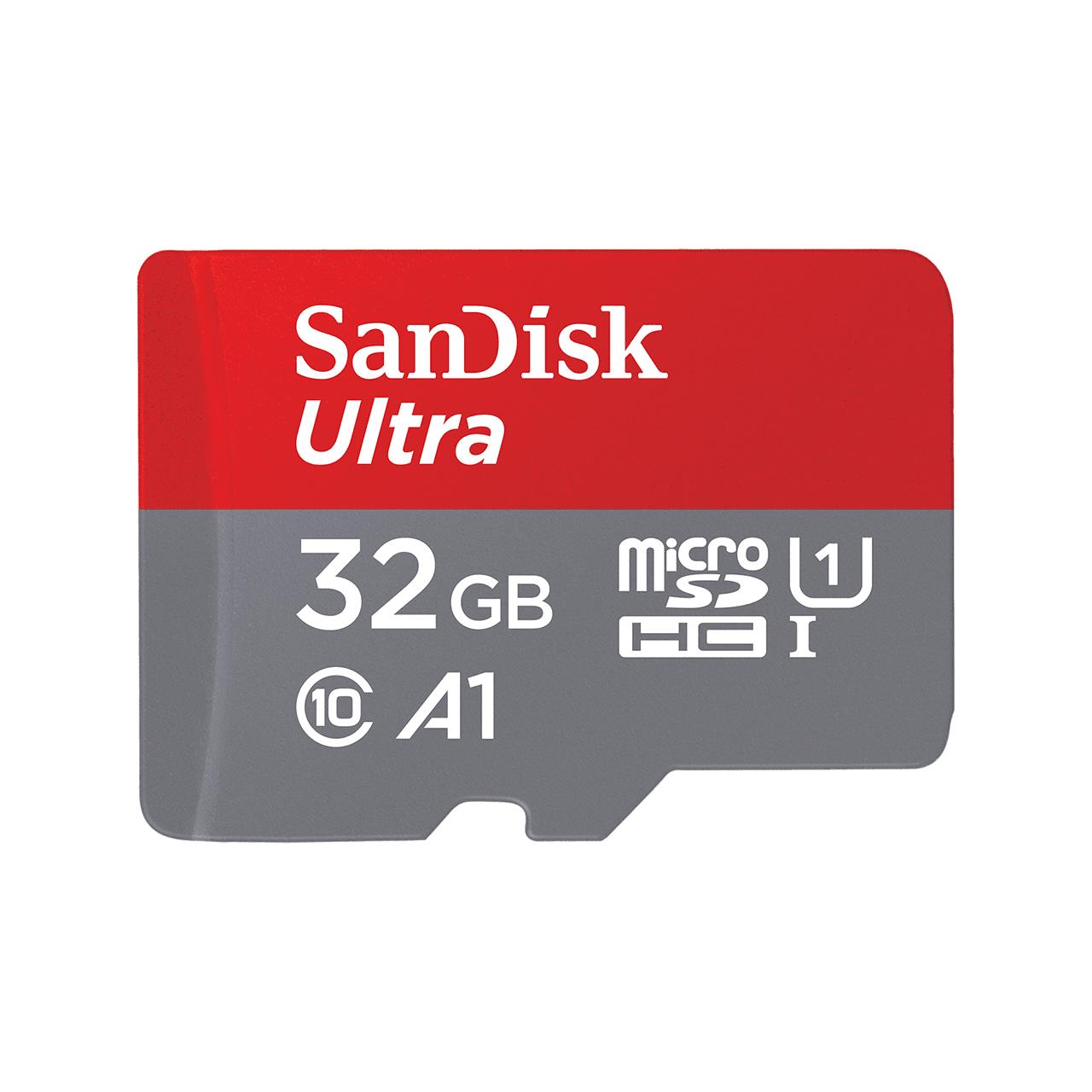 ATMIŅA MICRO SDHC 32GB UHS-I/W/A SDSQUNR-032G-GN6TA SANDISK
