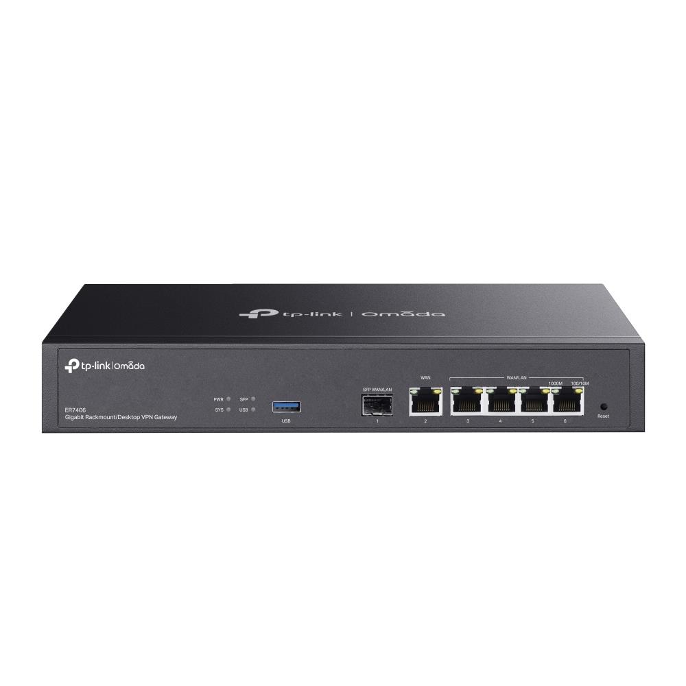 Tīkla maršrutētājs TP-LINK Omada ER7406 VPN 6 porti 1000M