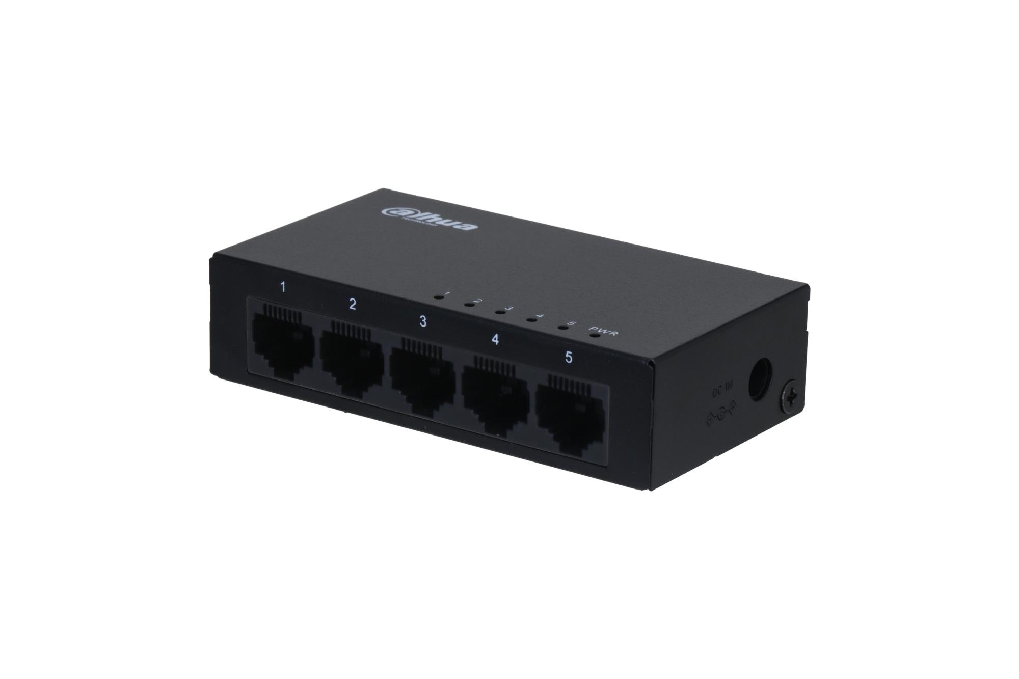 Komutators Dahua PFS3005-5GT-V2 L2 5 portu
