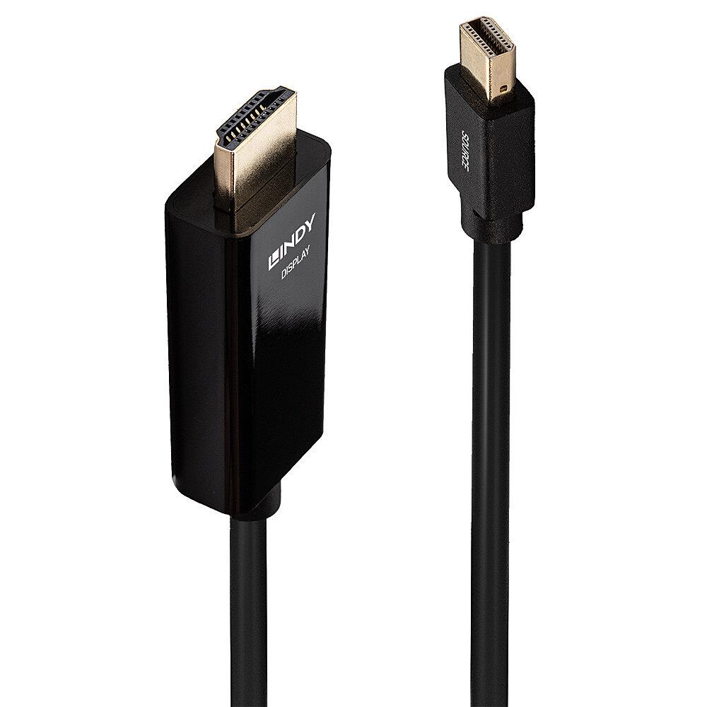 KABELIS MINI DP UZ HDMI 1M/36926 LINDY