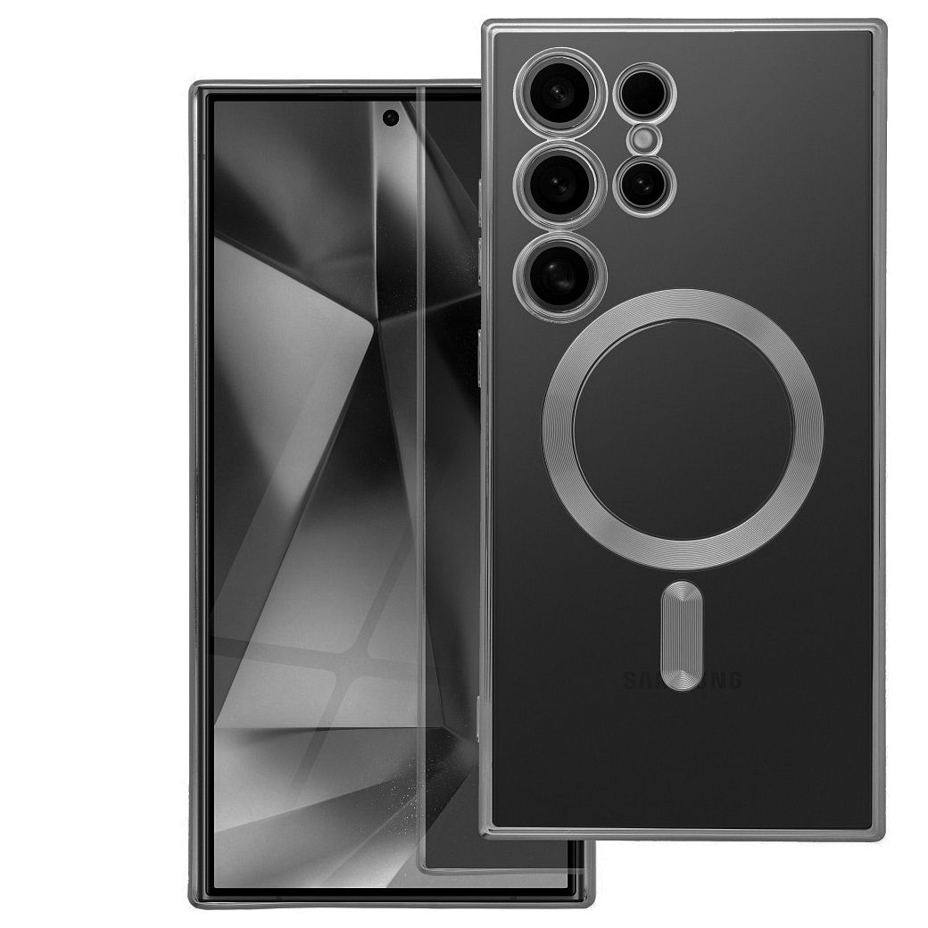 ELECTRO MAG COVER korpuss saderīgs ar MagSafe priekš SAMSUNG A57 titāna pelēks